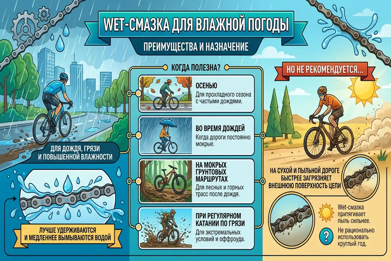 wet-смазка для влажной погоды